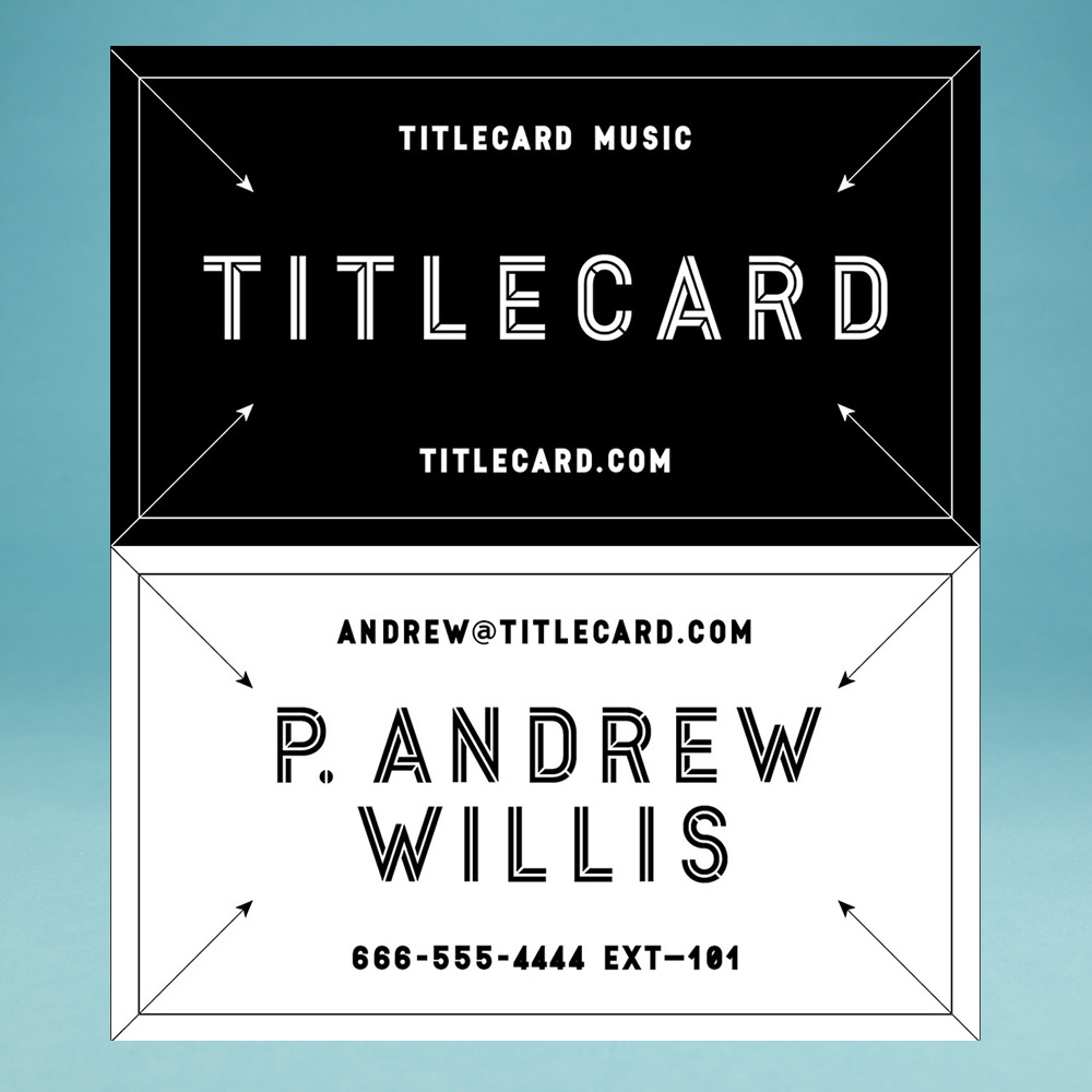 brand identity, Titlecard
